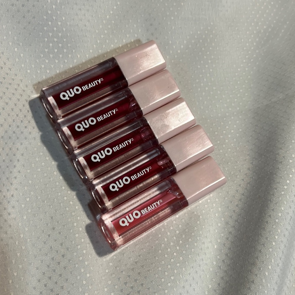 5x Quo Beauty pH-adjusting Lip Oil 5 2.5ml 2 shades of Pink